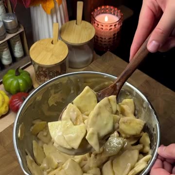 Яблочный пирог «Невидимка»🍎Рецепт