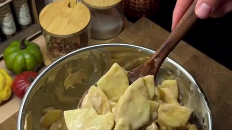 Яблочный пирог «Невидимка»🍎Рецепт