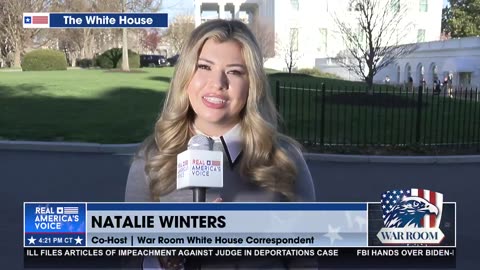 NATALIE WINTERS DETAILS PRO-PALESTINIAN DEMONSTRATION OUTSIDE THE WHITE HOUSE