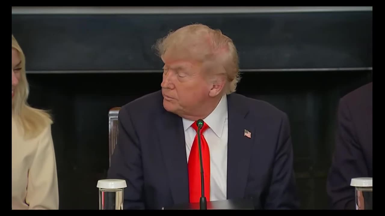 President Trump participates in a roundtable discussion with the Fraternal Order of Police
