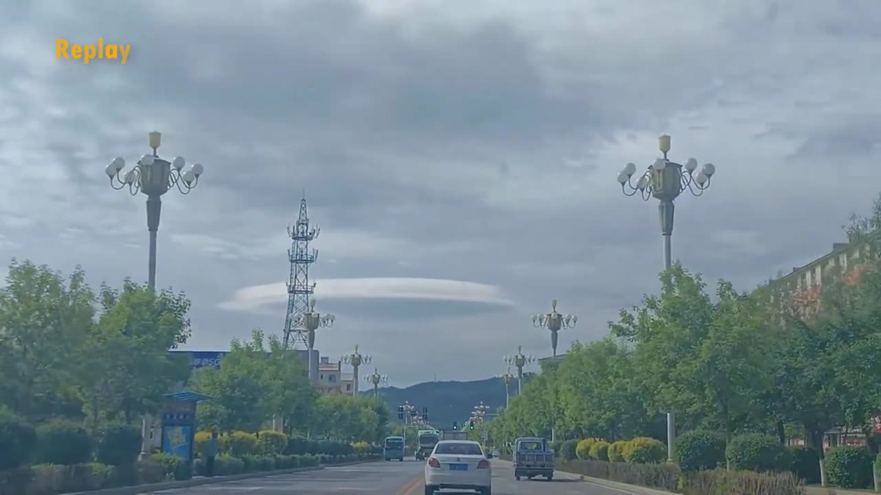 Est-ce un OVNI ou une structure au-dessus de la forêt ?