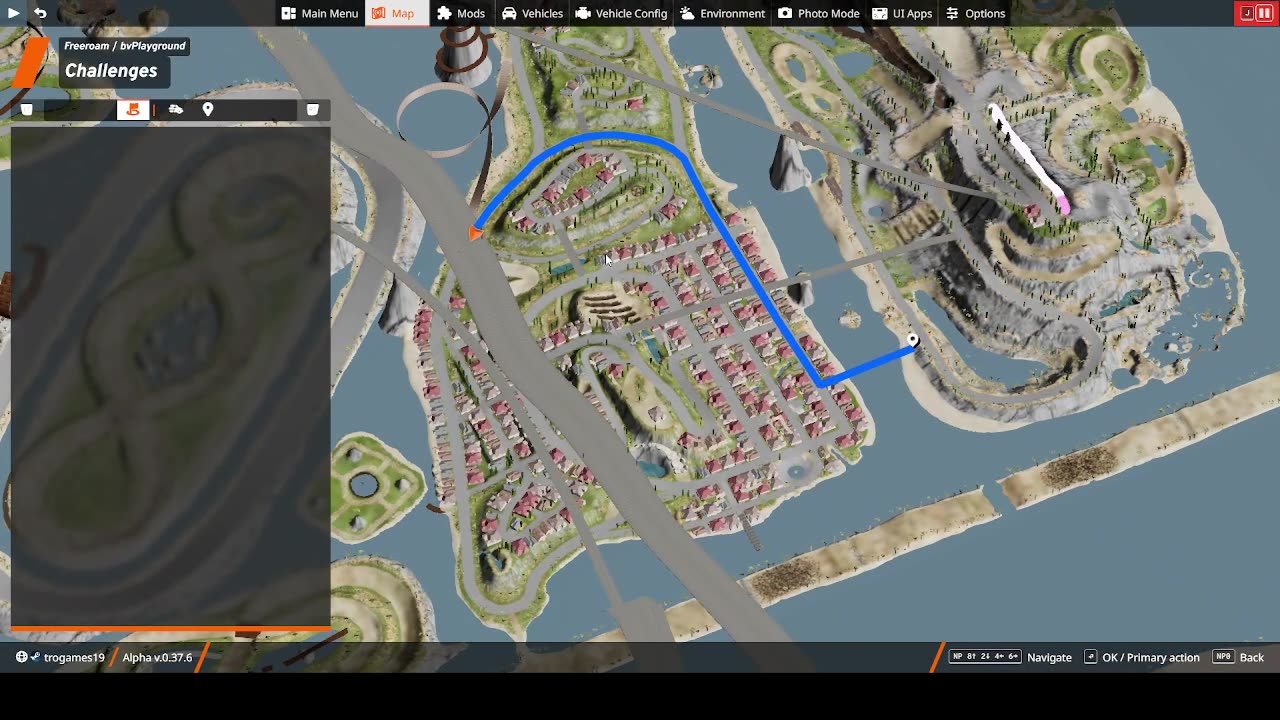 Exploring the map with best offroader ever