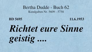 BD 5695 - RICHTET EURE SINNE GEISTIG ....