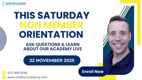 🎉 JOIN US THIS SATURDAY – NON-MEMBER ORIENTATION (LIVE!)