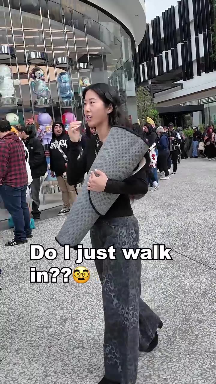 Surprising POP MART with a LABUBU Rug🙂_↕️💗 #labubu #popmartpartner