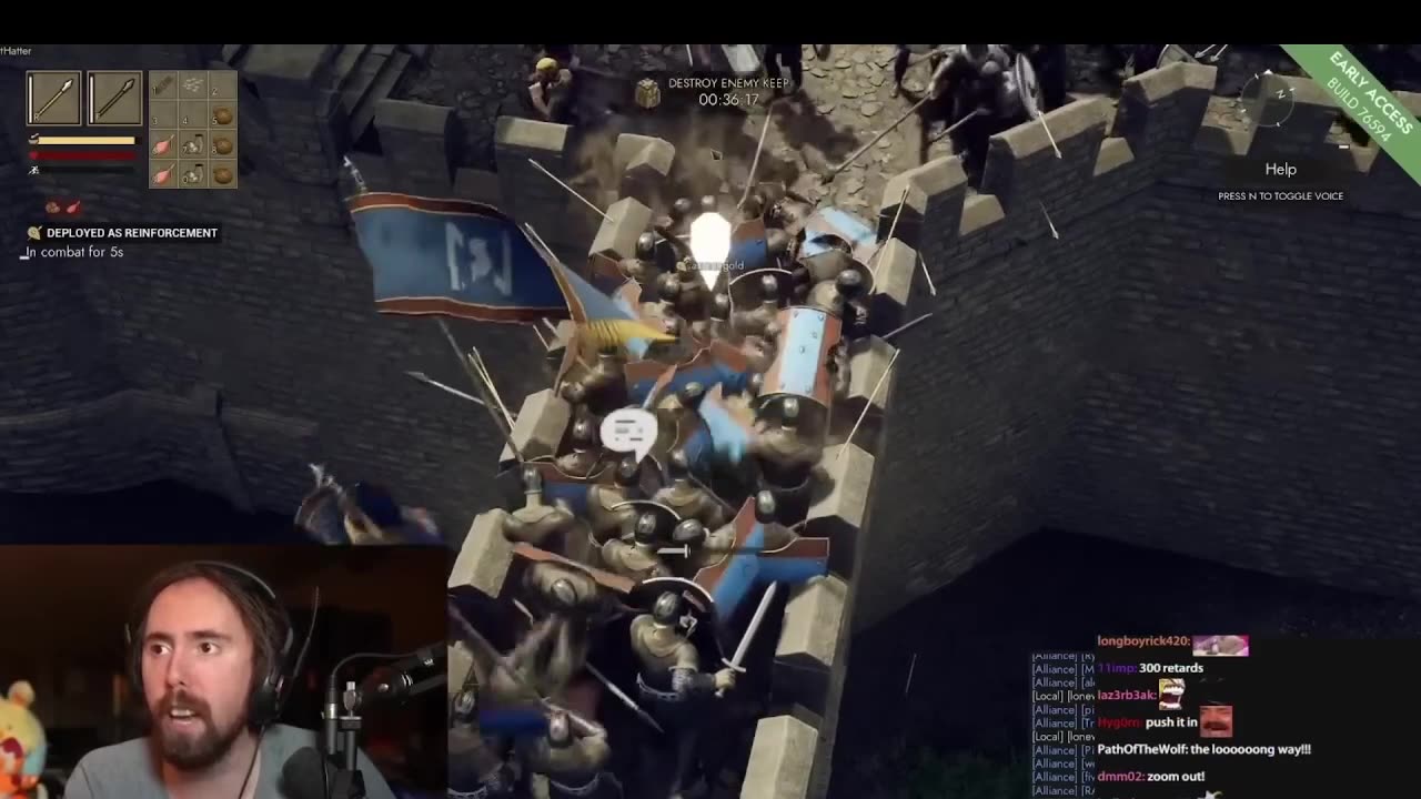 I enabled voice chat.. It was a grave mistake.