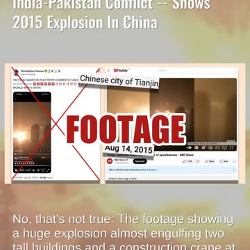 Fact Check: Old Video Does NOT Show Nuclear Explosion During 2025 India-Pakistan Conflict