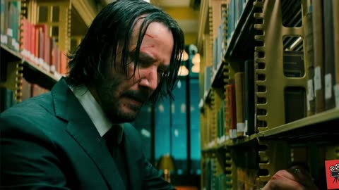 John Wick 3 - John kills Earnest with a book