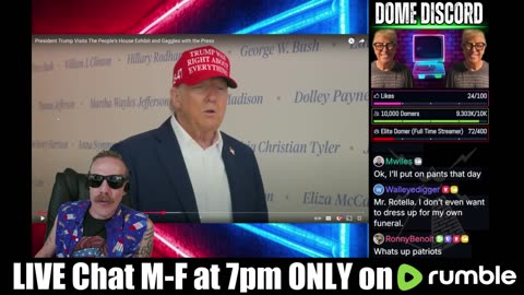 Trump Visits a Musuem
