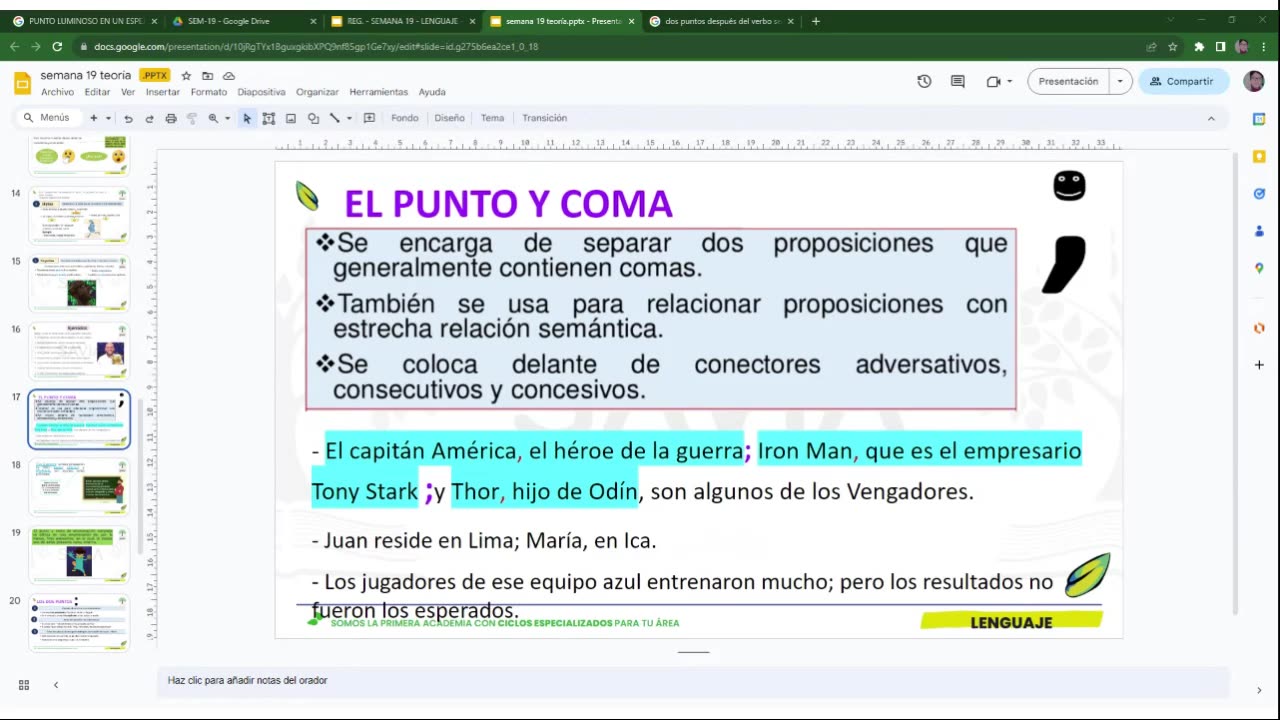 SAVIA SEMIANUAL 2024 | Semana 19 | Lenguaje