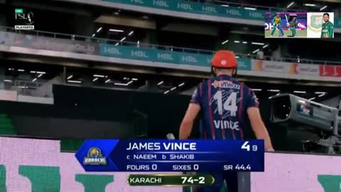 Shakib Al Hasan Strikes Early! Vince Falls in His Very First Over | PSL 2025 |