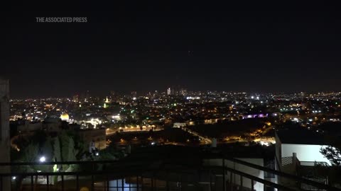 Interceptions seen from Jerusalem, Tel Aviv, West Bank, Jordan as Iran retaliates for Israel strikes