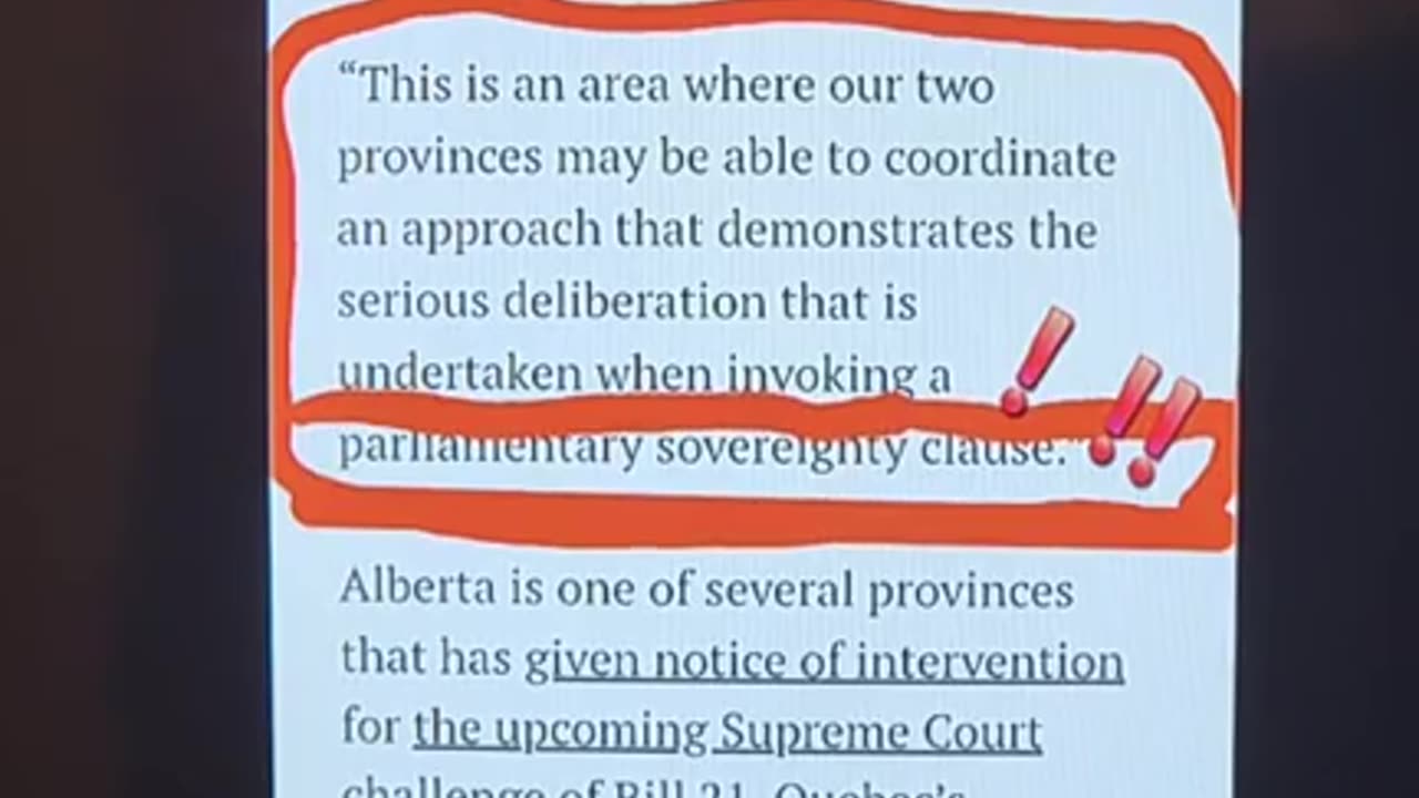 Premiers Danielle Smith & Francois Legault Suggest Autocratic Judiciary