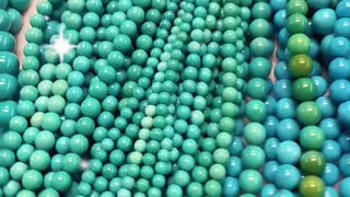 20250728-10 Natural Turquoise Sterling Treatment Turquoise String String Forest Spring Sounds