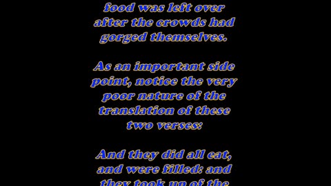 Matthew 15:37 - Daily Bible Verse Commentary