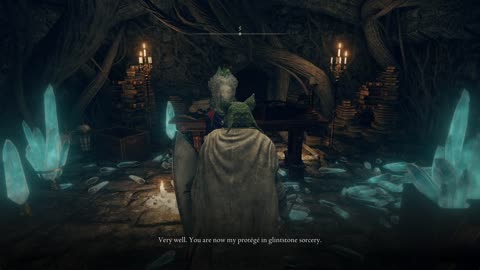 Elden Ring PC | Sorceress Sellen full dialogue first encounter & initial sorceries inventory