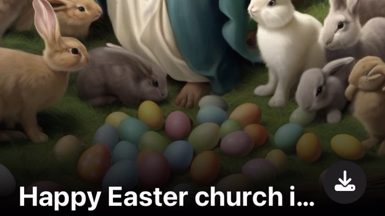 Happy Easter(Church is packed)
