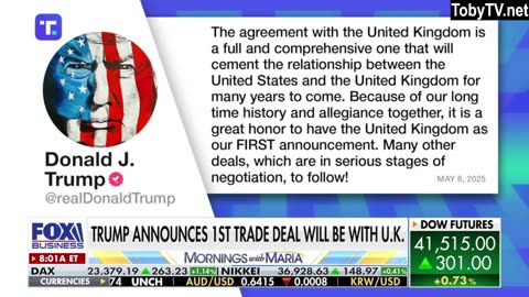 Mornings with Maria AUDIO TEST | Fox Business | 5/08/2025