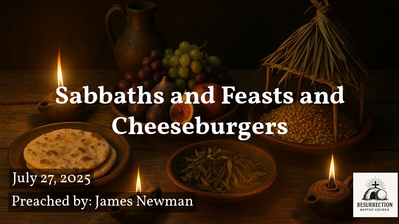Sabbaths and Feasts and Cheeseburgers