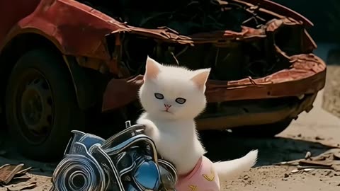 Kitten Builds a Tesla Cybertruck — You Won’t Believe What Happens Next!😹🚗💥