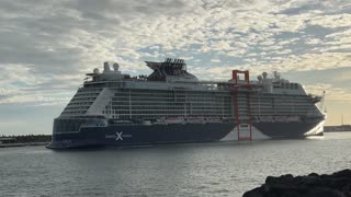LIVE: Departure cruise ship CELEBRITY APEX Ponta Delgada, Sao Miguel Azores Portugal - 24.10.2025