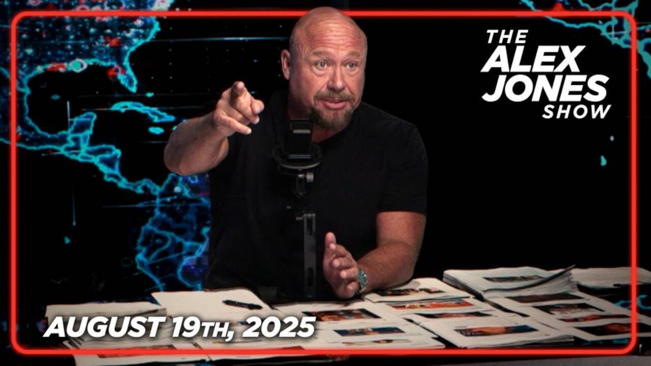 THE ALEX JONES SHOW - 8/19/2025: The Trump Admin Just Tapped The Hardcore Patriot AG Of Missouri To Be The Co-Deputy FBI Director & Lead The Fight Against The Deep State! PLUS, Trump Just Scored Another Win, Secures Zelensky/Putin Meeting! FINALLY, Hi