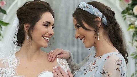 Lesbian Wedding Romance - Lesbian Kissing Scenes - Lesbian Video 💥