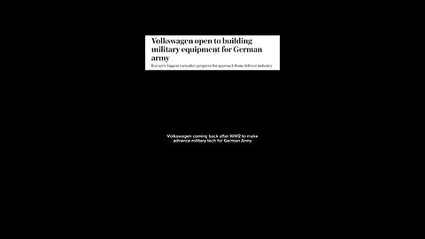 Germany 🇩🇪 is going to Rearm like WW2