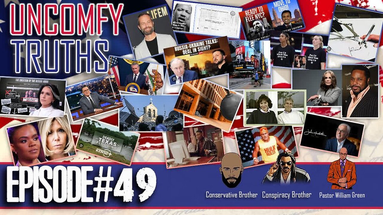 Episode No. 49 - Tulsi Gabbard Russiagate Files, Bridgitte Macron sues Candace Owens, Cincinnati jazz fest brawl viral video, WNBA players ‘Pay Us What We’re Worth’, Vivek vs Zohran Times Square NYC billboard Face Off, Epstein Files Cover Up