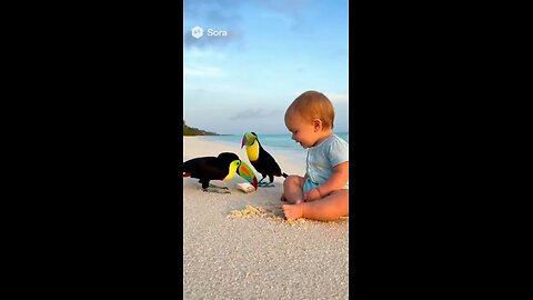 Baby Meets Toucans