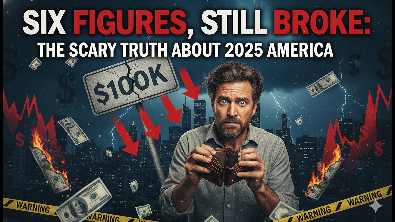 Six Figures, Still Broke: The Scary Truth About 2025 America.