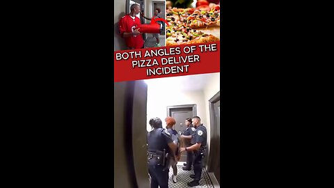 Both Angles of Shocking Pizza Delivery Incident 😱 #Pizza #DeliveryDriver #Arrested #Drama #japd