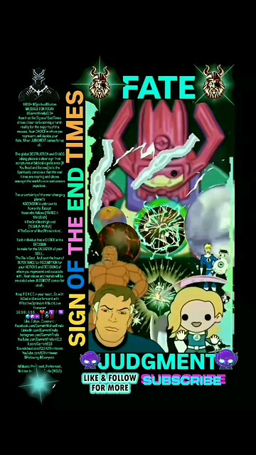 ▪︎FATE AND JUDGMENT/SIGN OF END TIMES▪︎