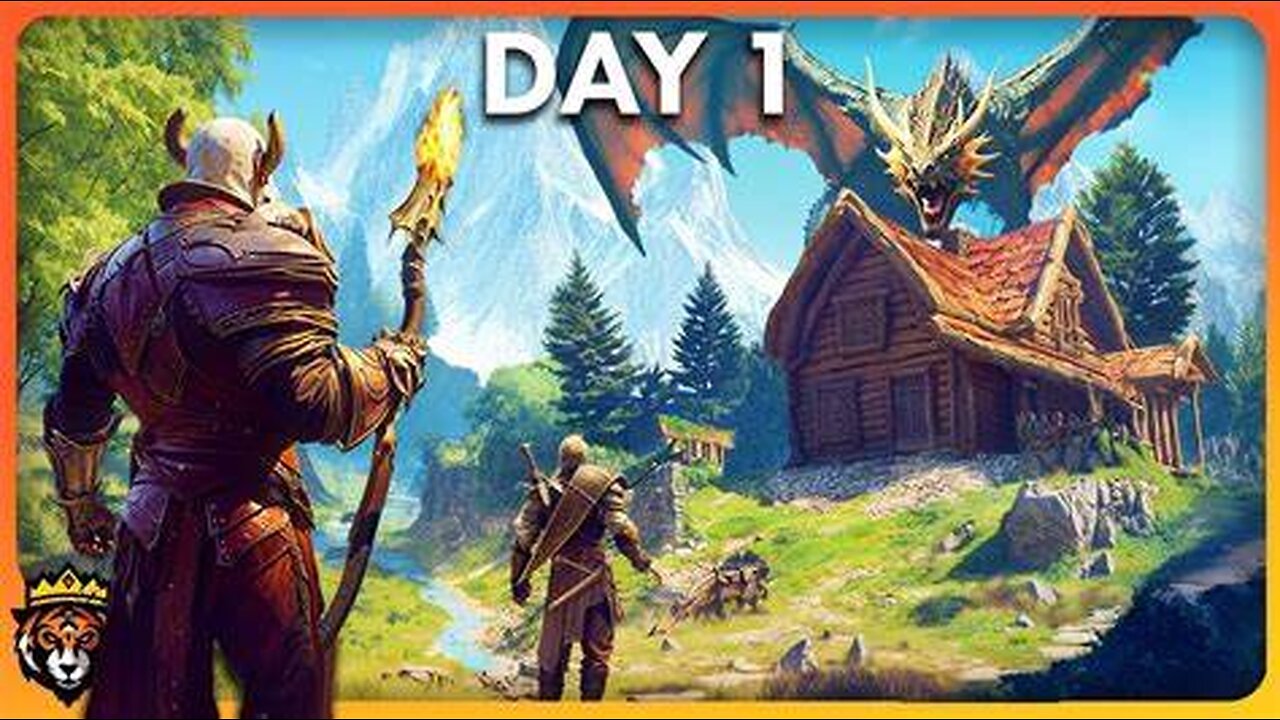 DAY 1 First Look at RUNESCAPE'S New Survival Game... Runescape Dragonwilds Gameplay