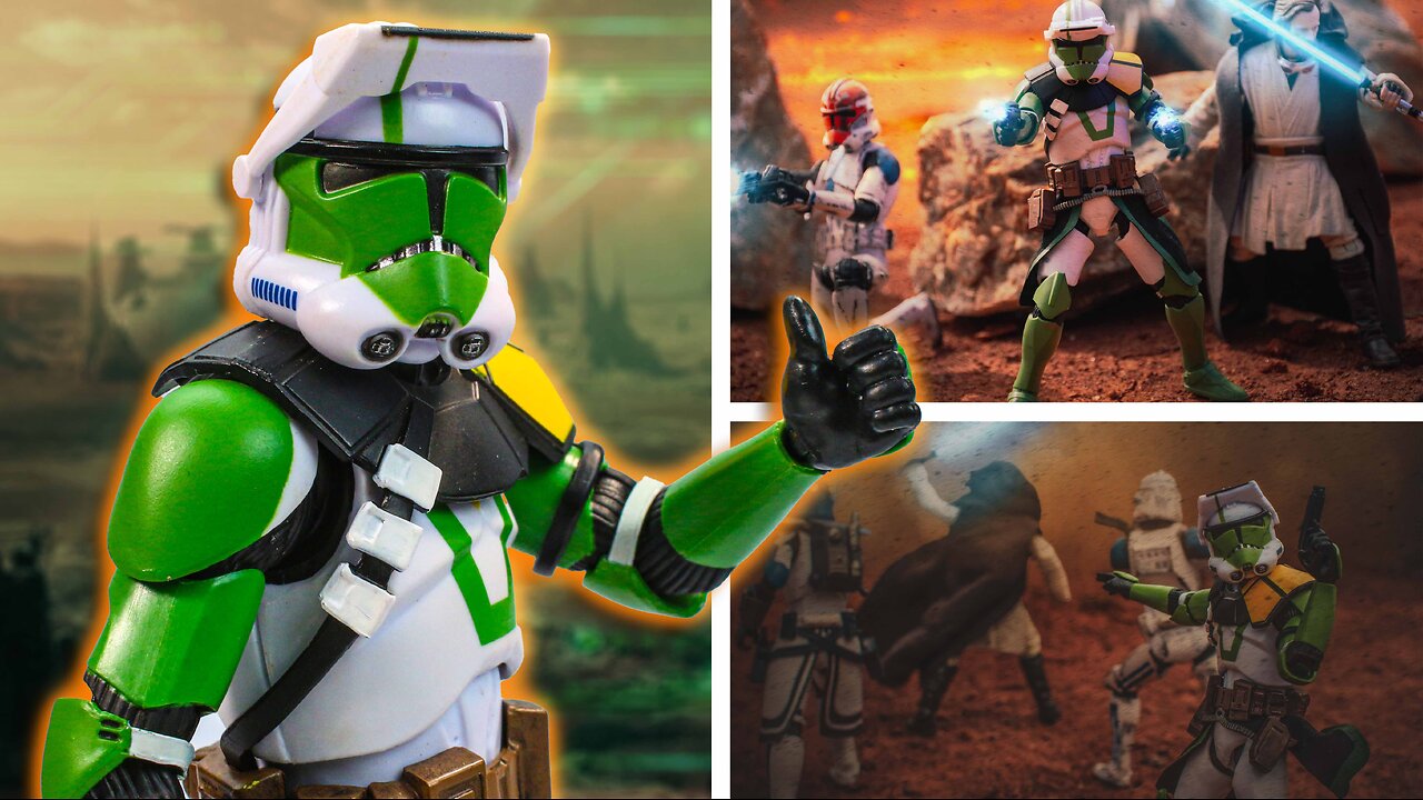 DOOM TROOPERS! Star Wars Veil's Toys DOOM UNIT CLONE TROOPER (Black Series) REVIEW + PHOTOGRAPHY