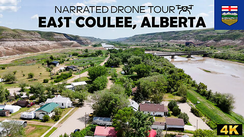 🦕 East Coulee, Alberta 🚁 4K Drone
