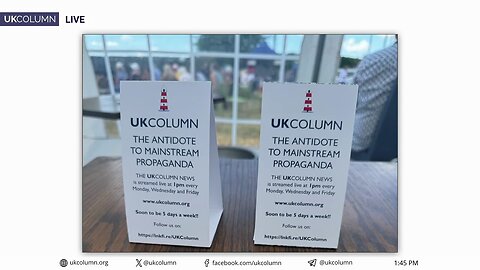 Diane Reports from the Thetford Festival | UK Column News