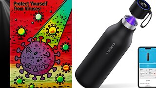Self Disinfecting Smart water bottle?