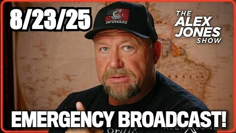 Alex Jones: Emergency Broadcast 8/23/25: President Trump Sends Troops To Major US Cities!