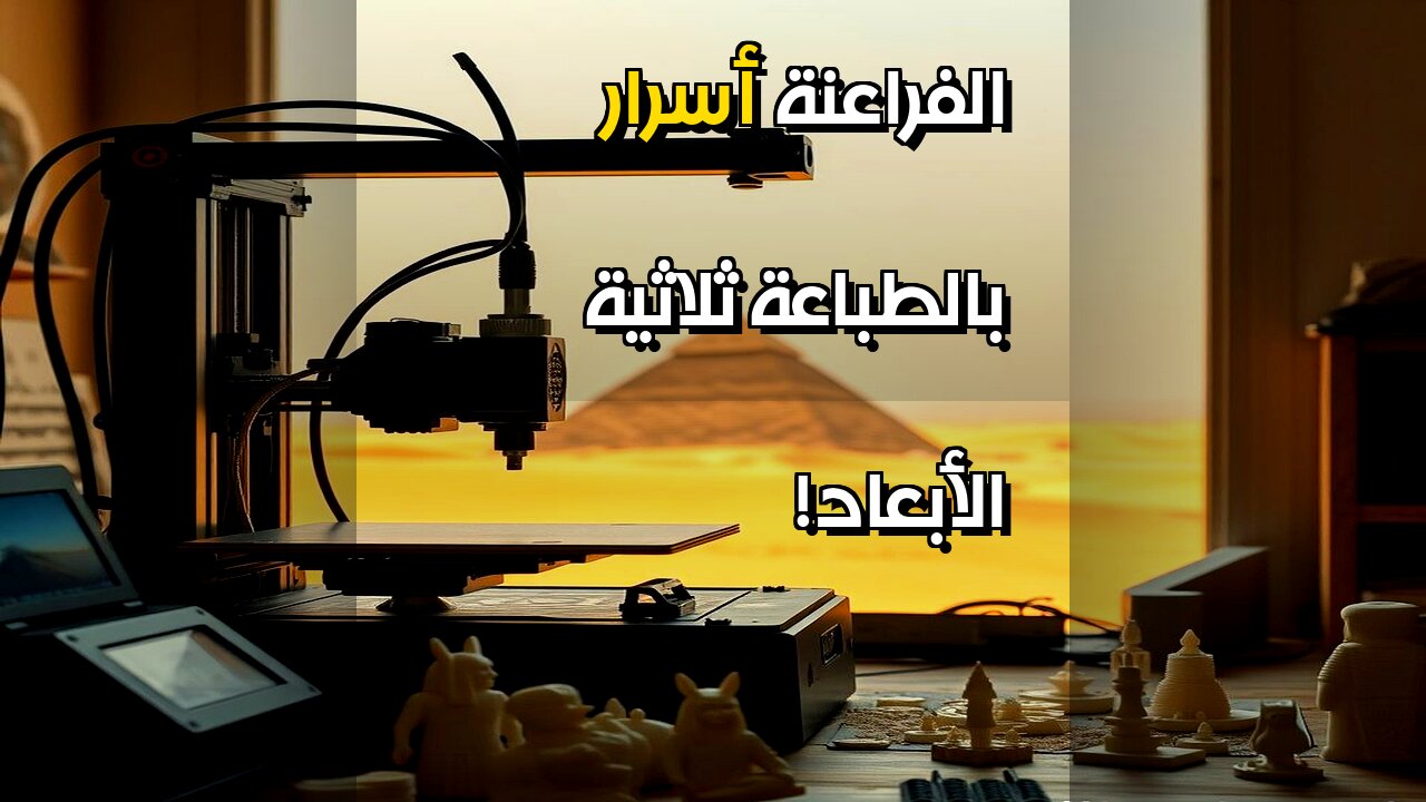 أسرار الفراعنة تكشفها الطباعة ثلاثية الأبعاد ️