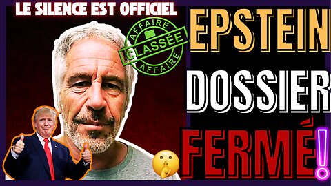 EPSTEIN : LE FBI VEUT ENTERRER L’AFFAIRE EPSTEIN ?(USA)