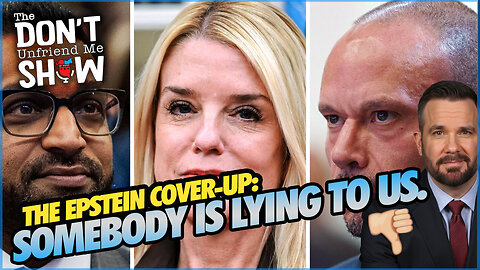 Epstein Case Closed? Why Are Bongino, Patel & Bondi Selling the Lie?