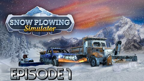 Can We Build Up A Successful Snow Plowing Business With Just A Shovel? | Snow Plowing Simulator –Ep1