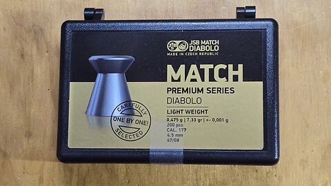 Airgun Wadcutter Wednesday #16 JSB Match Premium