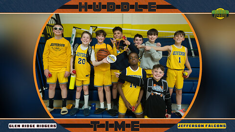 BASKETBALL | Huddle Time | Jefferson Falcons vs. Glen Ridge Ridgers Playoff Post-Game Recap🏀