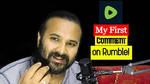I Got My First Comment on Rumble! 🎉 | Big Milestone!