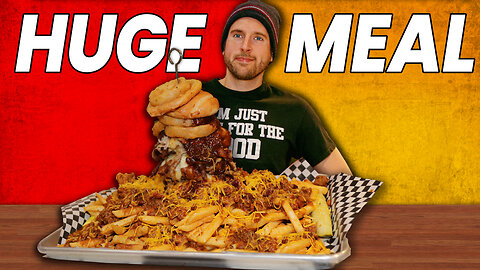 Battling the BIGGEST BBQ BURGER Challenge in Minnesota!