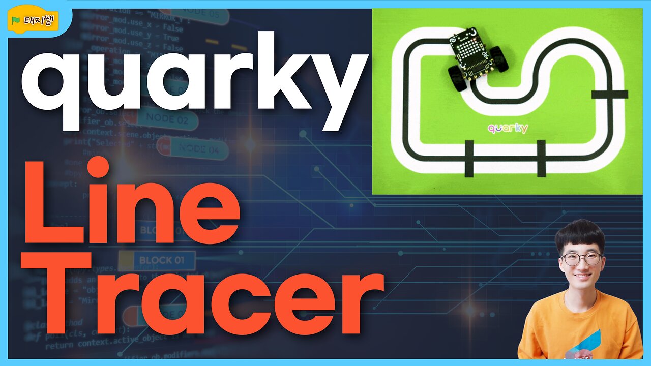 Coding robot quarky line tracer