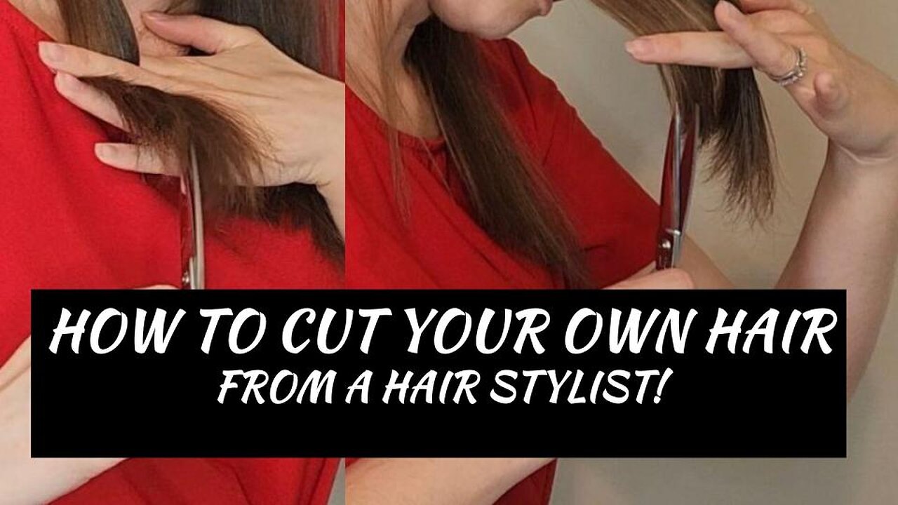 How To Trim Your Split Ends | A Hairdresser's Step By Step Guide To Cutting Your Own Hair