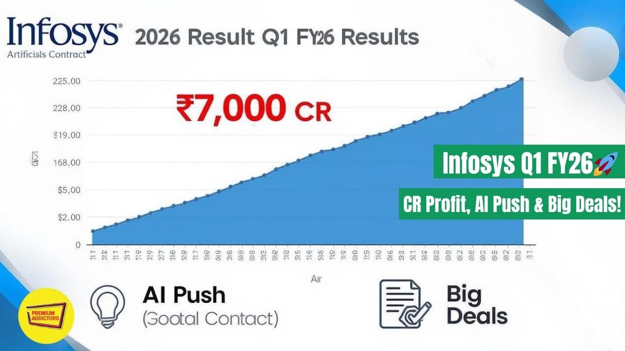 Infosys Q1 FY26 Results: ₹7,000 CR Profit, AI Push & Big Deals! 🚀
